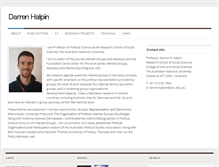 Tablet Screenshot of darrenhalpin.com